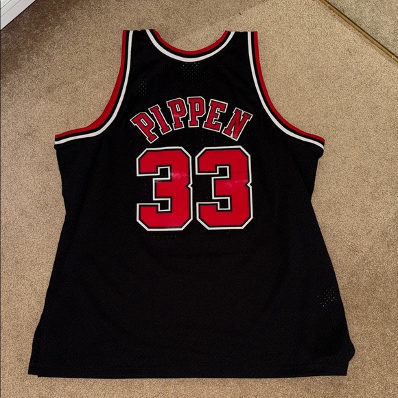 Brand New Mitchell & Ness Scottie Pippen Black Jersey - Picture 8 of 9
